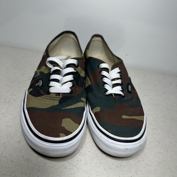 VANS Authentic Camo Sneakers Sz 7Men's Skateboarding Shoes - Picture 3 of 8